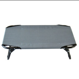 Actiaspet Elevated Dog Bed Pet Cat Raised Folding Camping Cot Indoor Outdoor Waterproof Small Grey - thumbnail 1