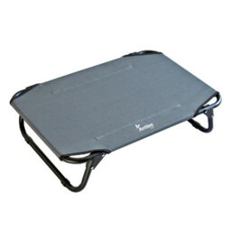 Actiaspet Elevated Dog Bed Pet Cat Raised Folding Camping Cot Indoor Outdoor Waterproof Small Grey - thumbnail 4