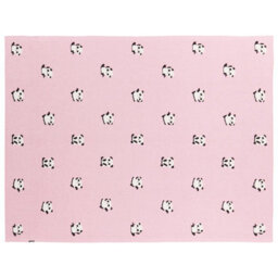 Beliani Blanket Talokan Cotton 130 X 170 Cm Pink - thumbnail 4