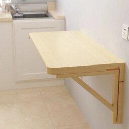 80Cm Folding Wall Mounted Table Study Writing Desk Floating Storage Shelf - thumbnail 1