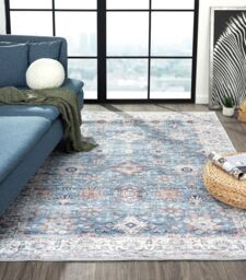 Blue Traditional Medium Rug, (L)170Cm X (W)120Cm - thumbnail 2