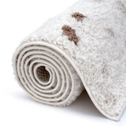 The Rugs Moodi Shaggy Light Beige/terra Biscotti Rug Runner Dots Thick High Pile For Living Rooms, Bedrooms, Hallways, Kitchens - thumbnail 6