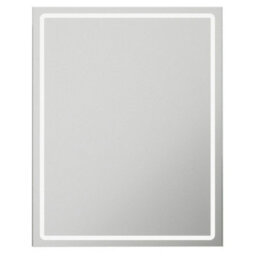 500 X 700mm Ip44 Led Bathroom Mirror Cabinet With Touch Demister And Built-In Shaver Socket - thumbnail 2