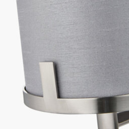 Pacific Lifestyle Midland Brushed Nickel And Grey Marble Effect Wall Light - thumbnail 6