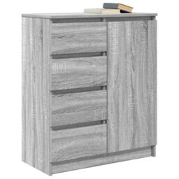 Berkfield Sideboard With Drawers Grey Sonoma 71X35X84 Cm Engineered Wood - thumbnail 4