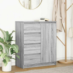 Berkfield Sideboard With Drawers Grey Sonoma 71X35X84 Cm Engineered Wood - thumbnail 1