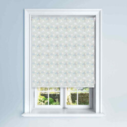 Lister Cartwright Cloudscape Design Blackout Roller Blinds For Kids Easy Fit Child Safety Included (Blue, 180 X 140 Cm)