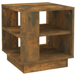 Vidaxl Coffee Table Smoked Oak 40X40X43 Cm Engineered Wood - thumbnail 1