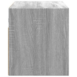 Berkfield Tv Wall Cabinet With Led Lights Grey Sonoma 80X31X35 Cm - thumbnail 7