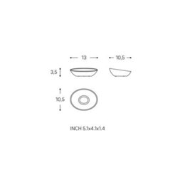 Cosmic Soap Dish, Matt White, Unique Design, Soft-Finish Coating, Saku Collection - thumbnail 6