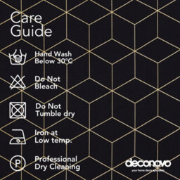 Deconovo Eyelet Blackout Curtains, Gold Diamond Printed Curtains, Thermal Insulated Curtains, W46 X L90 Inch, Black, One Pair - thumbnail 7