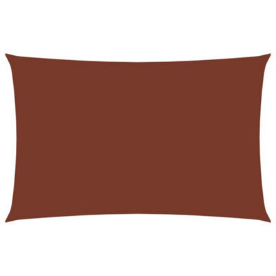 Berkfield Sunshade Sail Oxford Fabric Rectangular 3X6 M Terracotta - image 1