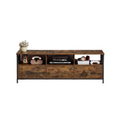 Modcraft Industrial Tv Stand For Up To 65-Inch Tv Media Console With 3 Drawers & 3 Open Shelves - thumbnail 8