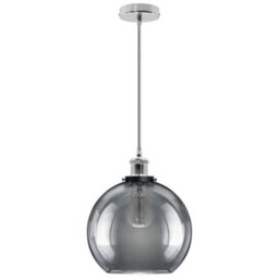 Long Life Lamps Company Smoked Glass Shade Chandelier Pendant M0097 - thumbnail 4