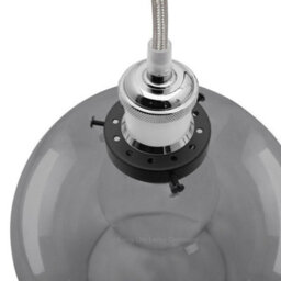 Long Life Lamps Company Smoked Glass Shade Chandelier Pendant M0097 - thumbnail 5
