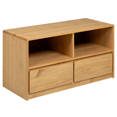 Berkfield Rustic Tv Cabinet Sauda Oak 99X43X55 Cm Solid Wood Pine - image 1