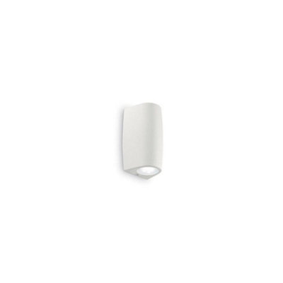 Ideal Lux Keope Led 1 Light Outdoor Small Wall Light White Ip55, Gu10