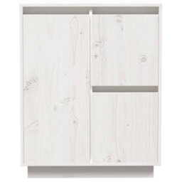 Vidaxl Sideboard White 60X34X75 Cm Solid Wood Pine - thumbnail 5
