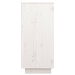 Vidaxl Sideboard White 60X34X75 Cm Solid Wood Pine - thumbnail 7