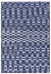 Blue Outdoor Rug, Geometric Stain-Resistant Rug For Patio Decks  2mm Modern Outdoor Area Rug-120Cm X 170Cm - thumbnail 6