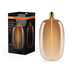 Osram Vintage 1906 Big Magnetic Filament Bulb Led Elipse Oval Tea Brown Dimmable - thumbnail 3