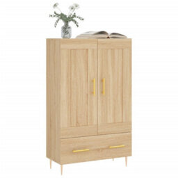 Berkfield Highboard Sonoma Oak 69.5X31X115 Cm Engineered Wood - thumbnail 3