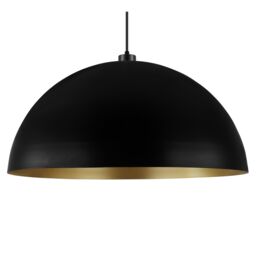 GoodHome Songor Black Pendant Semi-Circle Light Shade (D)58Cm - thumbnail 3
