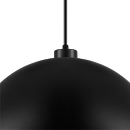 GoodHome Songor Black Pendant Semi-Circle Light Shade (D)58Cm - thumbnail 6