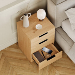 Lassic Vida Designs Trega Pine 3 Drawer Bedside Chest Ideal For Bedroom & Guest Room, (H) 500 X (W) 390 X (D) 280 mm - thumbnail 4