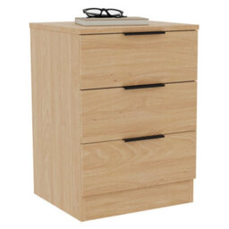 Lassic Vida Designs Trega Pine 3 Drawer Bedside Chest Ideal For Bedroom & Guest Room, (H) 500 X (W) 390 X (D) 280 mm - thumbnail 9