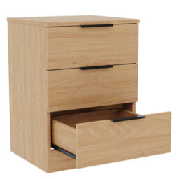 Lassic Vida Designs Trega Pine 3 Drawer Bedside Chest Ideal For Bedroom & Guest Room, (H) 500 X (W) 390 X (D) 280 mm - thumbnail 8
