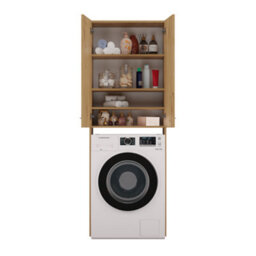 Pola Dd Washing Machine Surround Cabinet Artisan Oak - thumbnail 3
