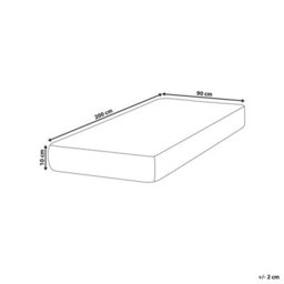 Beliani Memory Foam Mattress Petite H2/3 Medium 90 X 200 Cm (Eu Single) - thumbnail 3