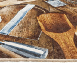 Berkfield Kitchen Rug Multicolour 60X180 Cm Washable Anti Slip - thumbnail 6