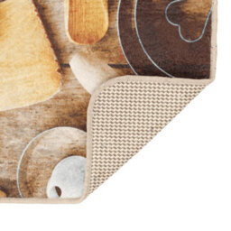 Berkfield Kitchen Rug Multicolour 60X180 Cm Washable Anti Slip - thumbnail 4