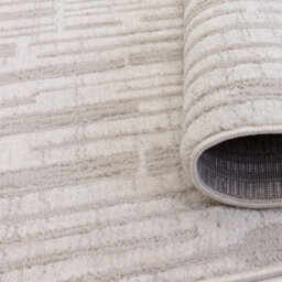 The Rug Edit Axel Stripe Ivory Rug - 160X220Cm - thumbnail 6