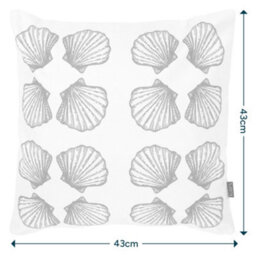 icon Cushion 43X43 Kyoto Fabric, Small Sea Shell - thumbnail 4