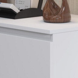 Fwstyle Carlton White 3 Drawer Chest (H) 77Cm (W) 60Cm (D) 40Cm - thumbnail 4