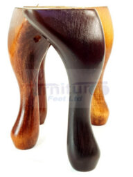 L&F Queen Anne Wooden Legs Silver 150mm High Set Of 4 Replacement Furniture Feet Chairs Sofas Footstools (Self Fixed) - thumbnail 9
