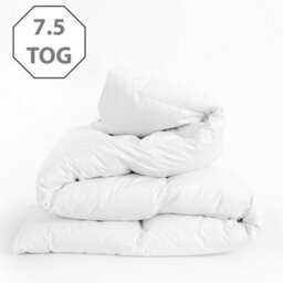 Oxford Homeware 7.5 Tog Single Duvet 135X200 Cm Lightweight Hollowfibre Quilt Soft Anti-Allergy Filling - thumbnail 2