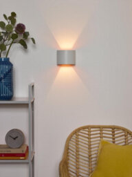 Lucide Xio Modern Up Down Wall Light - Led Dim. - G9 - 1X3,5W 2700K - White - thumbnail 4