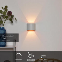 Lucide Xio Modern Up Down Wall Light - Led Dim. - G9 - 1X3,5W 2700K - White - thumbnail 2