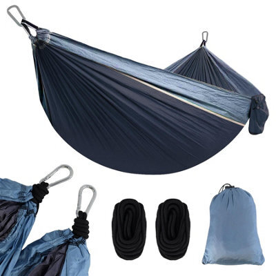 Geezy Travel Hammock For Camping 210T Nylon Portable Hanging Swing Backpacking Bed - image 1