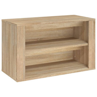 Berkfield Elegant Shoe Rack Sonoma Oak 75X35X45 Cm Engineered Wood - image 1