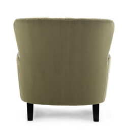 Velvet Sage Green Buttoned Ava Accent Chair - thumbnail 6
