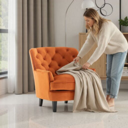 Velvet Sage Green Buttoned Ava Accent Chair - thumbnail 9