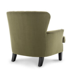 Velvet Sage Green Buttoned Ava Accent Chair - thumbnail 5