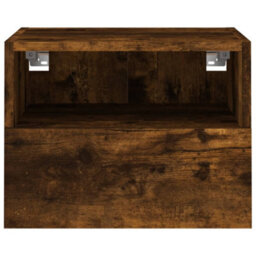 Walplus Tv Wall Cabinets 2 Pcs Smoked Oak 40X30X30 Cm Engineered Wood - thumbnail 8