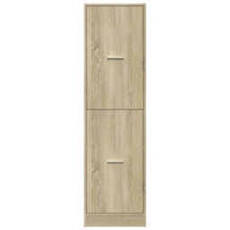 Walplus Apothecary Cabinet Sonoma Oak 40X41X144.5 Cm Engineered Wood - thumbnail 5