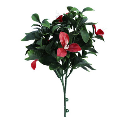 True Products Artificial Red Flower Branch 26Cm - image 1